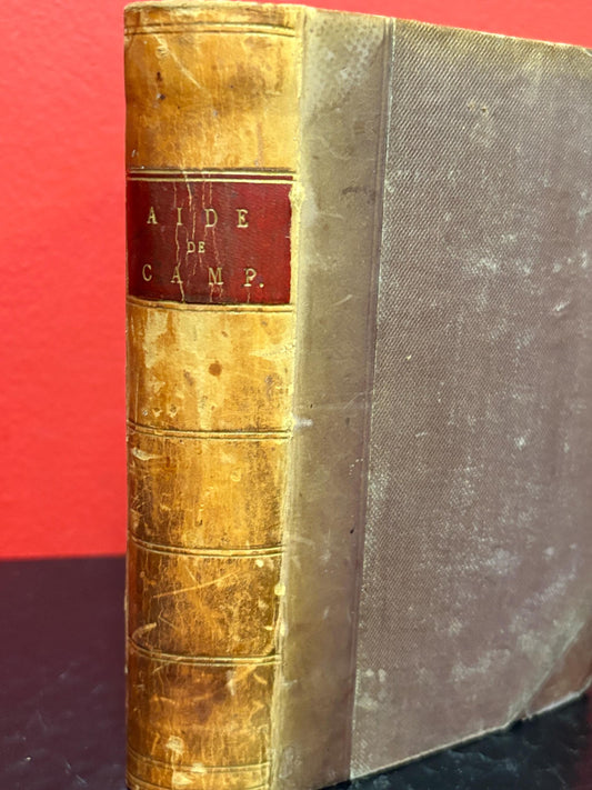 AIDE DE CAMP book by James Grant 1864  Antique condition