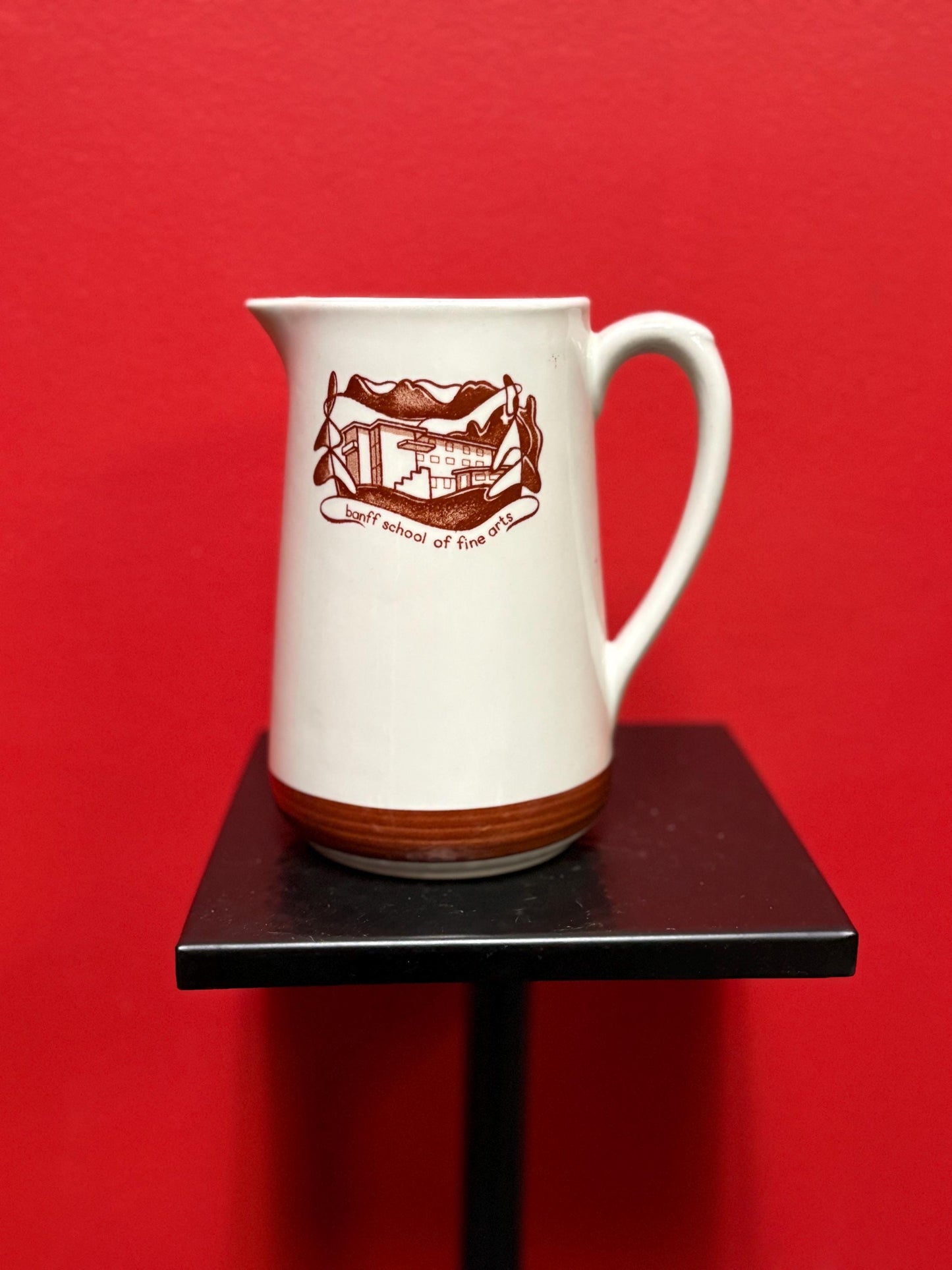 Rare BANFF  school of fine arts Canadian pottery jug - 7 inches tall  perfect condition