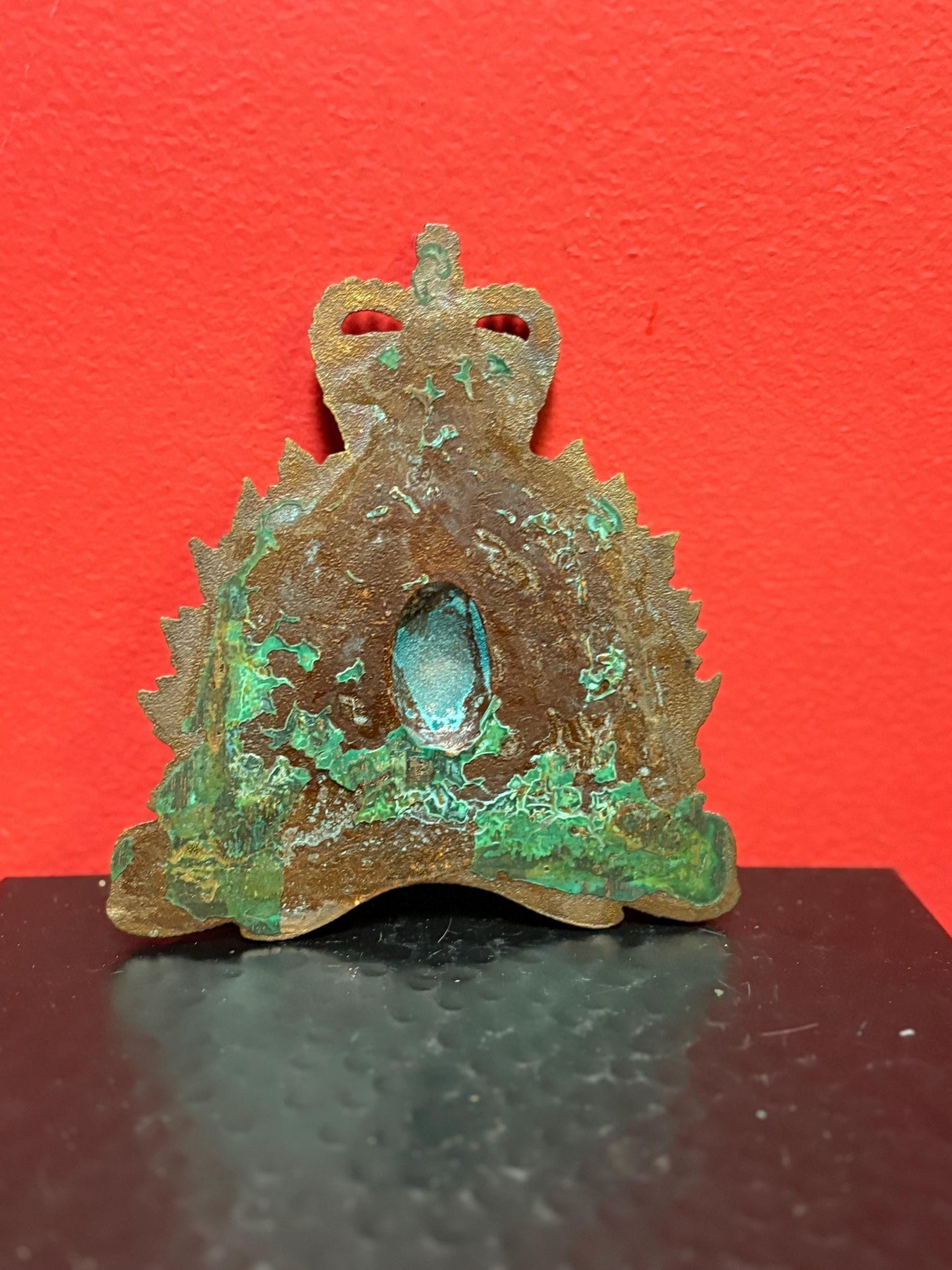 5 1/2 inch tall RCMP vintage royal Canadian mount police plaque  bronze