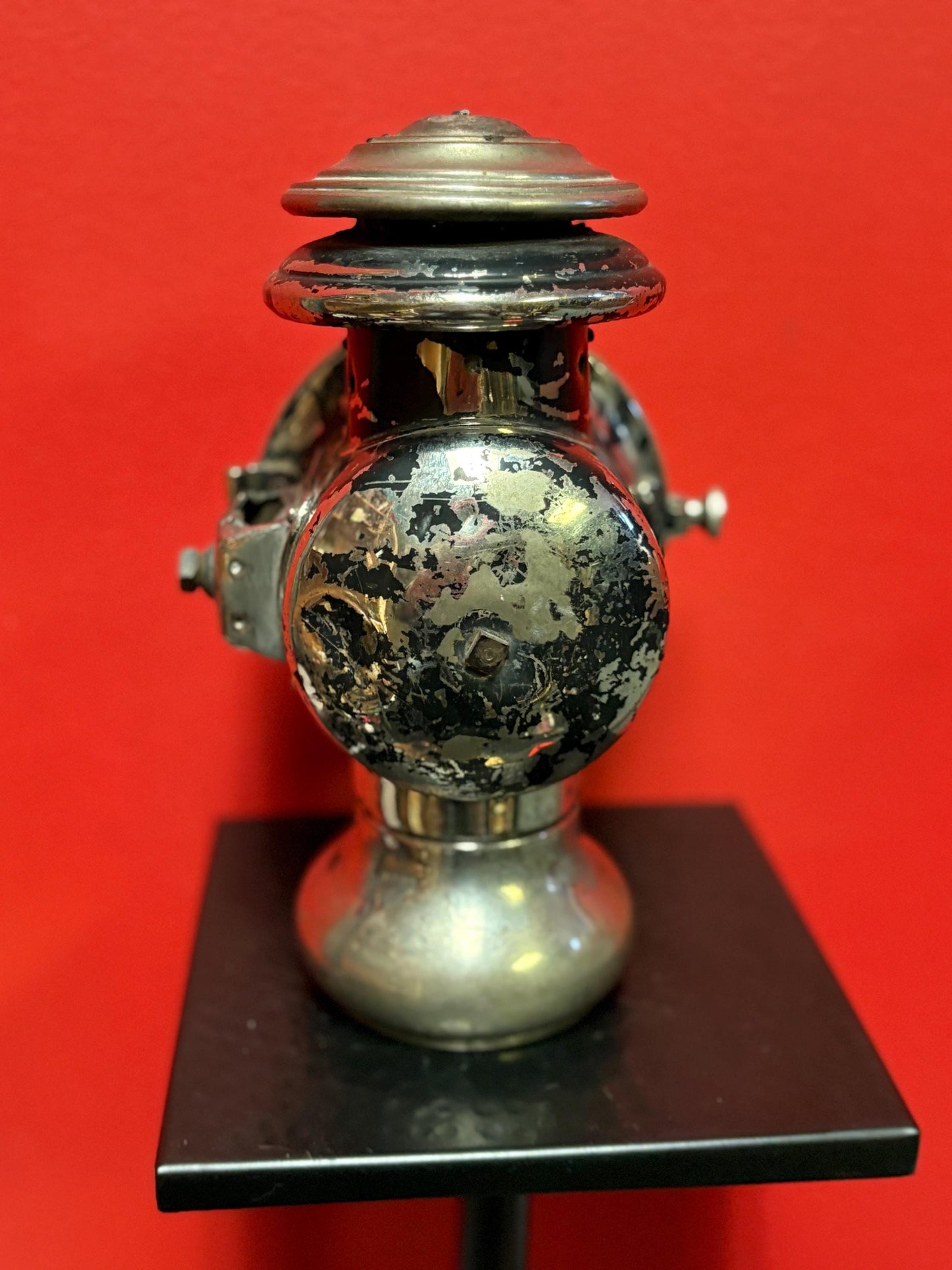 Antique 9 inch high automobile car lamp - used condition car museum worthy