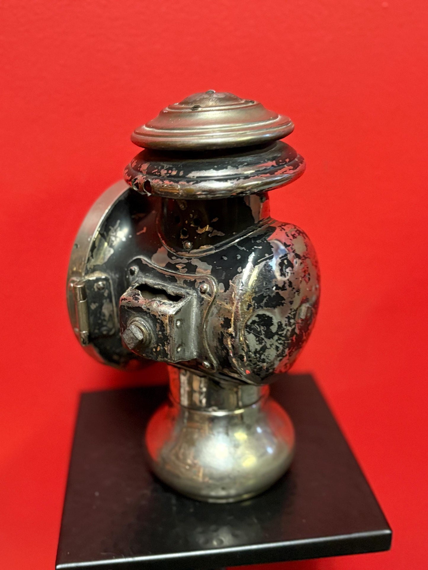 Antique 9 inch high automobile car lamp - used condition car museum worthy