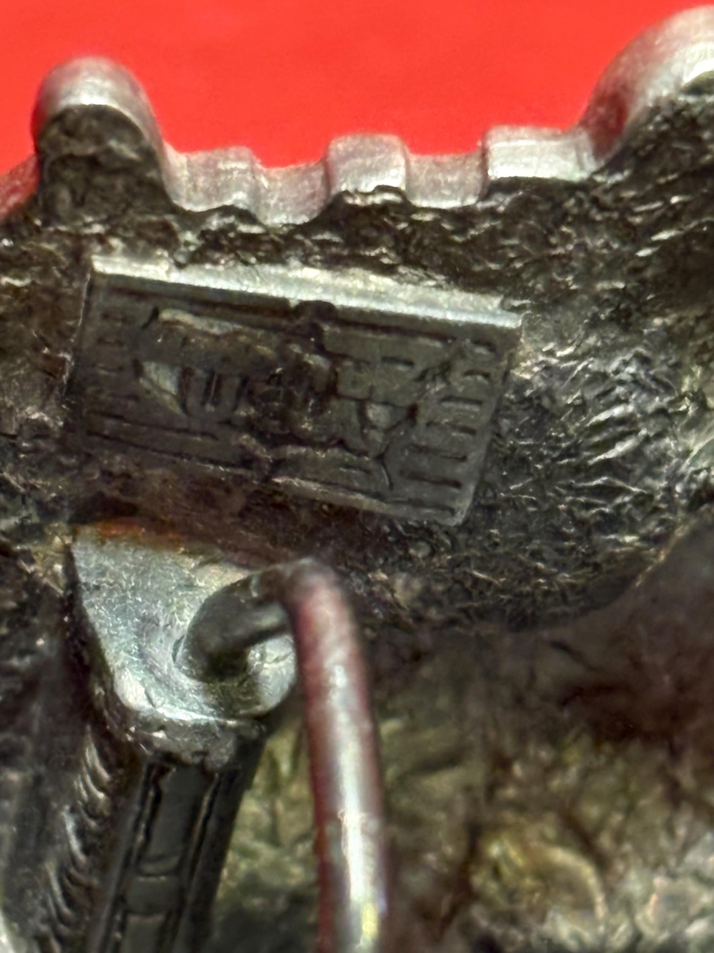 American heavy bulldog spirit belt buckle - 3 inches long  statement piece