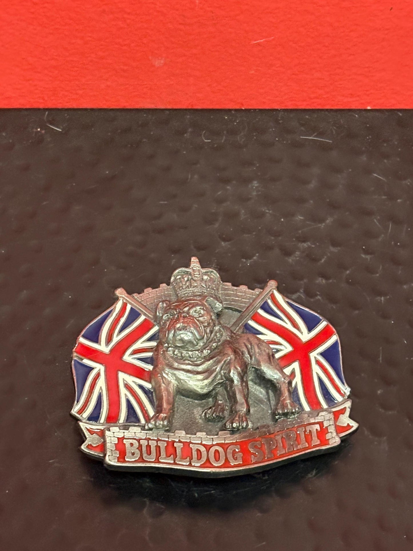 American heavy bulldog spirit belt buckle - 3 inches long  statement piece